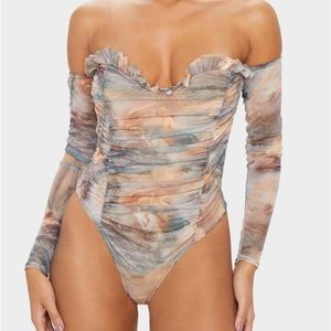Angelic off the shoulder body suit